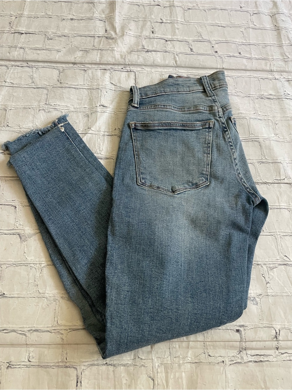 Lucky Brand Medium Wash Mid Rise Super Skinny Ankle Ava Jeans